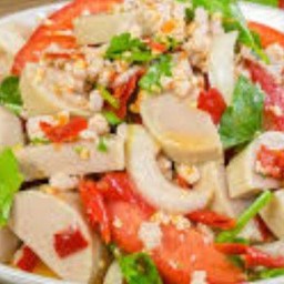 ยำหมูยอ+หมูสับ