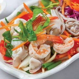 ยำรวมมิตรทะเลสด