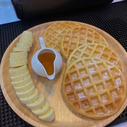 อเมริกันวาฟเฟิลฮันนี่บานาน่า