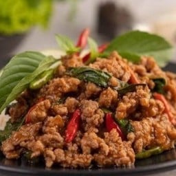 ร้านผัดกะเพรารังสิต 🌶️🥕🧅มีส่วนลดท้ายบิลทุกเมนู เพรารังสิต1️⃣ Golfcity FOODCOURT