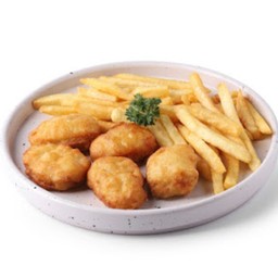 นักเก็ตไก่+เฟรนช์ฟราย