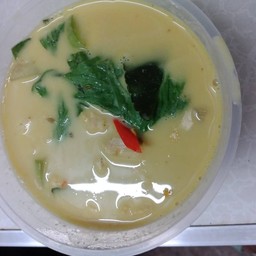 แกงเขียวหวานไก่+ข้าวไข่เจียว
