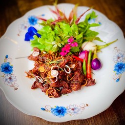 หมูทอดปลาร้า