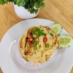 ข้าวไข่เจียวใส่พริก