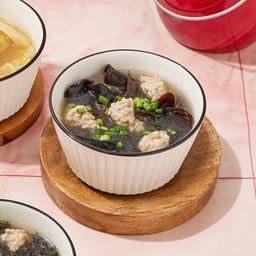 ต้มจืดเห็ดหูหนูหมูสับ