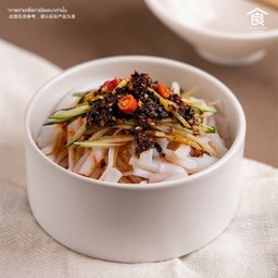 บะหมี่เย็นเส้นบุก 凉粉 Chinese Jelly Noodles