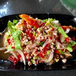 ยำวุ้นเส้นหมูสับ