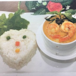 ข้าวแกงเขียวหวานทะเล