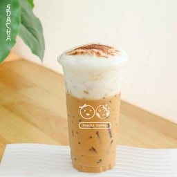 คาปูชิโน่เย็น (กาเเฟสด)