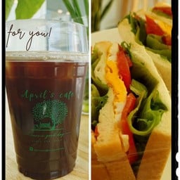 แซนวิชเบคอน&ไข่ + อเมริกาโน่เย็น