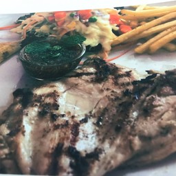 สเต็กไก่จิ้มแจ่ว