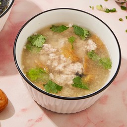 ต้มเกี่ยมบ๊วยหมูสับ