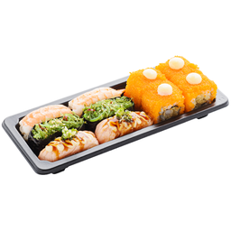 ชุดซูชิหน้ารวม เซ็ตบี (10 ชิ้น)