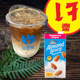 Ice Coffee with Almond Milk เจนมอัลมอนด์