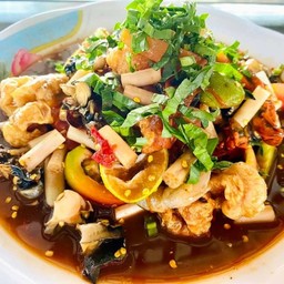 ตำไหลบัวหอยเชอรี่