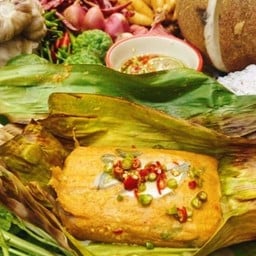 ห่อหมกทะเลย่างอ่าวมะนาว by ยายเพ็ญ