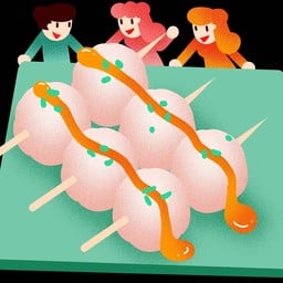 ลูกชิ้นปิ้งเตาถ่าน 👍