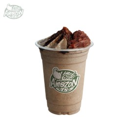 Hojicha Red Bean Frappe