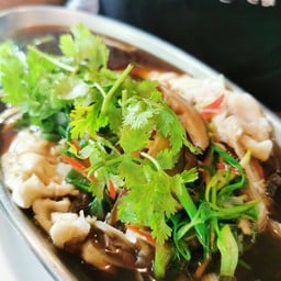 ปลากระพงนึ่งซีอิ๊ว
