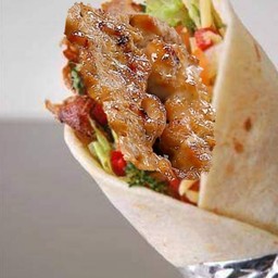 แป้งห่อผักหมูย่างบาร์บีคิว