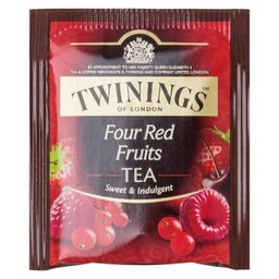 Glass : Four red fruits