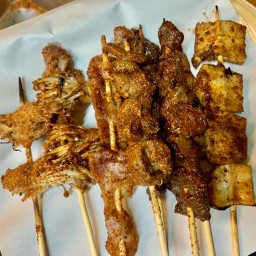 หม่าล่าพ่นไฟท่าอิฐ (*แบบแห้ง ไม่ทาซอสหวาน*) ท่าอิฐ