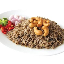 ข้าวผัดหนำเลี๊ยบหมูสับเม็ดมะม่วง