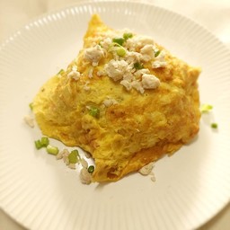 ข้าวราดไข่เจียวปู