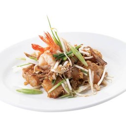 ไชเท้าก้วยผัดกุ้งกูไฉ่ขาว