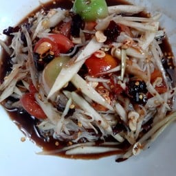 ตำซั้วขนมจีนไม่ผักลวก