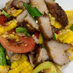 ตำข้าวโพดหมูตกครก
