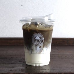 โฮจิฉะลาเต้ เย็น iced hojicha latte