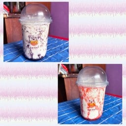 นมหมีสตอเบอรี่ + นมหมีบลูเบอรี่
