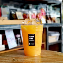 น้ำส้มสด 100%