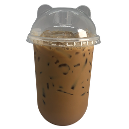 นมหมีกาแฟเย็น