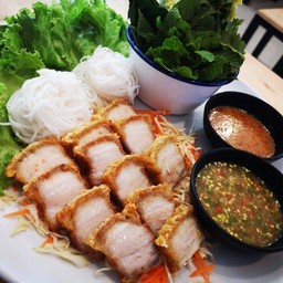 เมี่ยงหมูกรอบ