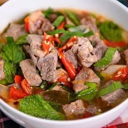 ต้มแซ่บกระดูกอ่อนหมู