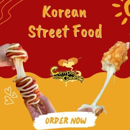 คอร์นด็อก คอร์นด็อกฮอทชีส สตรีทฟู้ดเกาหลี by Corndoghotcheese สาขาหลัก กัลปพฤกษ์ 4