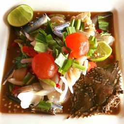 ยำหอยแครงปูม้า