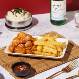 ไก่ทอดเฟรนฟรายส์ (Fried Chicken Pop and French fries)