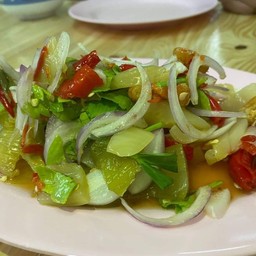 ยำผักกาดกะป๋อง