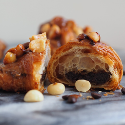 Coffee Caramel Maccademia Croissant
