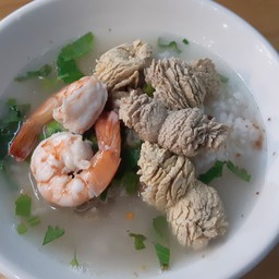 ข้าวต้มกุ้ง+ไข่ปลา