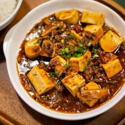 Mapo Tofu, Mixed Meat, Steamed Rice