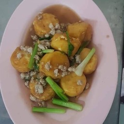 เต้าหู้ผัดหมูสับ