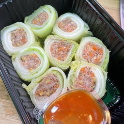 สุกี้โรลหมูทรงเครื่อง Sukiyaki roll pork 8 คำ