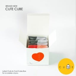 Cute cube 2 รส กล่องสีแดง (รสเม็ดมะม่วงฯ + ข้าวโอ๊ต)