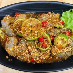 ยำมะนาวกุ้งสด