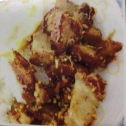 ข้าวหมูกรอบกระเทียมli