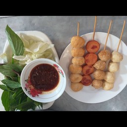 หมี่กะทิ หน้าวัดป่าแสงอรุณ